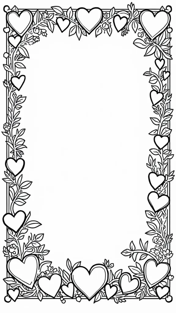 st valentine coloring page